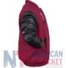 Star Trek Starfleet Academy 2026 Red And Black Varsity Jacket with Rib-Knitted Collar