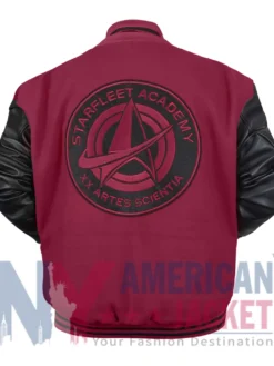 Star Trek Starfleet Academy Jacket featuring Viscose Lining, Full-Length Sleeves, and Two Outside Pockets