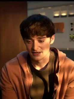 Stranger Things S5 Will Byers Orange Hoodie