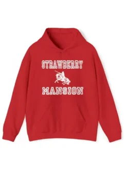 Strawberry Mansion red Hoodie