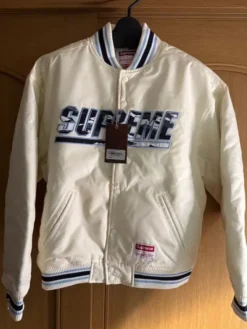 Supreme 26 White Bomber Jacket