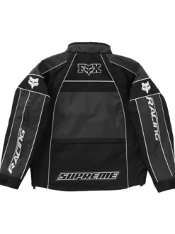 Supreme Fox Black Racing Jackets
