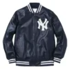 Supreme NY Yankees Varsity Leather Jacket