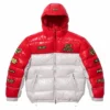 Supreme fox racing puffer jacket