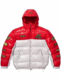 Supreme fox racing puffer jacket