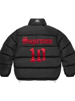 Supreme x Umbro Black Puffer Jackets