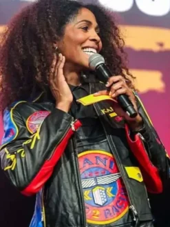Sydney Colson Racing Leather Jacket
