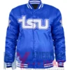 TSU Blue Cropped Varsity Jacket