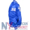 TSU Blue Varsity Cropped Jacket