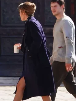 TV Series The Beauty 2026 Rebecca Hall Blue Wool Coat