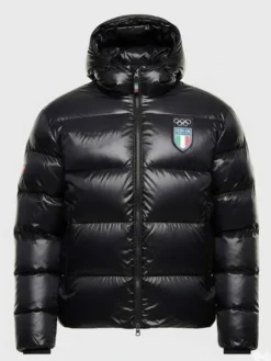 Team Italy Olympics 2026 Black Jacket
