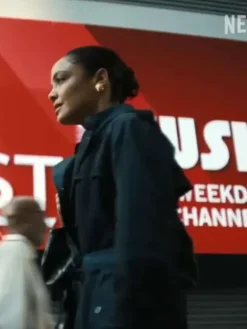 Tessa Thompson His and Hers Trench Coat