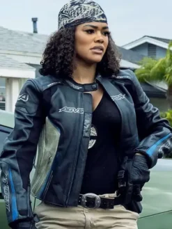 Teyana Taylor The RIP Leather Jacket