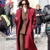 Rebecca Hall The Beauty Red Coat