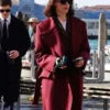 Rebecca Hall The Beauty Red Coat