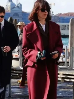 Rebecca Hall The Beauty Red Coat
