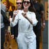 The Devil Wears Prada 2 Anne Hathaway White Jumpsuit