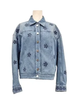 The Madison 2026 Amiah Miller Floral Blue Jacket