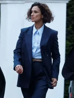 The Night Manager S02 Indira Varma Blue Blazer