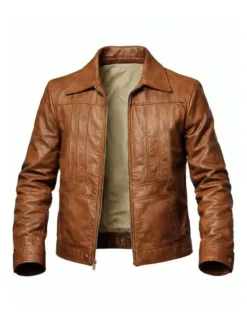 The Romantic Bruno Mars Brown Leather Jacket