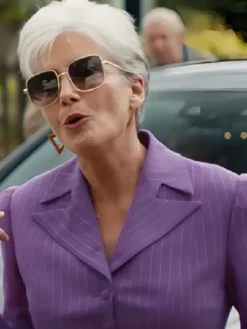 The Sheep Detectives Emma Thompson Purple Blazer