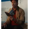 The Sheep Detectives Hugh Jackman Brown Coat