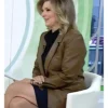 The Today Show 2026 Christine Romans Leather Blazer