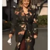 The Today Show 2026 Karoline Leavitt Black Floral Coat