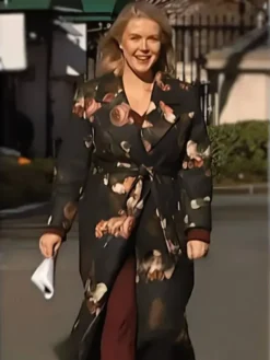The Today Show 2026 Karoline Leavitt Black Floral Coat