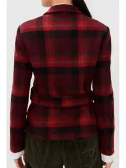 The Today Show 2026 Savannah Sellers Belted Plaid Blazer