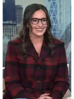 The Today Show 2026 Savannah Sellers Plaid Belted Blazer