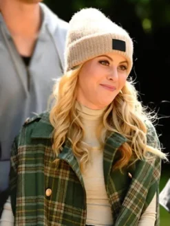 The Traitors US S4 Tara Lipinski Plaid Coat