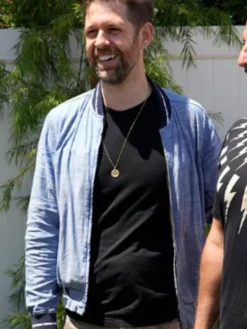 The Valley Persian Style S01 Adam Farahan Blue Bomber Jacket