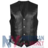 The Walking Dead Daryl Dixon Leather Black Vest