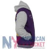 Throwback Prep Hooded LA Lakers Purple Jacket