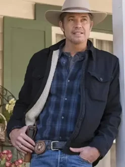 Timothy Olyphant Justified Sherpa Jackets