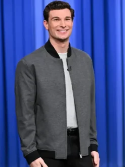 Alternative view of The Tonight Show Heisman Trophy Grey Jacket
