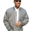 Tyler James Williams Grey Bomber Jacket