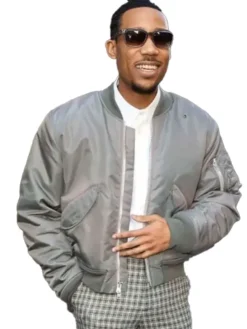 Tyler James Williams Grey Bomber Jacket