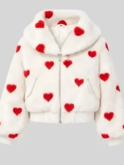 Valentine Heart Fur Jacket