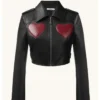 WWE Raw 2025 Gionna Daddio Red Hearts Jacket