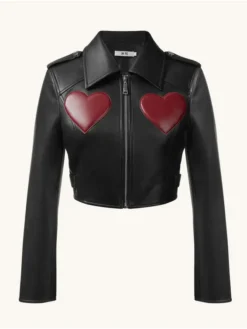 WWE Raw 2025 Gionna Daddio Red Hearts Jacket