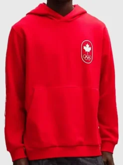 Winter Olympics 2026 Team Canada Red Hoodie