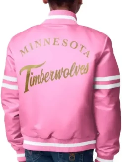 Women Pink Jacket Minnesota