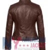 Women's Slimfit Cafe Racer Leather Jacket
