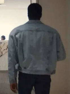 Wonder Man Yahya Abdul-Mateen II Blue Denim Jacket