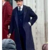 Max Irons Tv Series Young Sherlock 2026 Mycroft Holmes Black Wool Coat