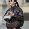 Yuwei Zhangzou Fashion Photo Session Bomber Jacket
