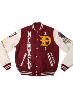 10 Deep Loose Cannon Letterman Wool Jacket