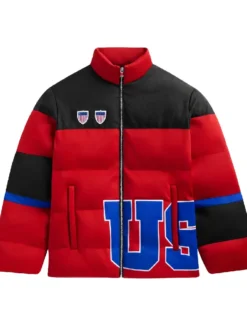 2026 Team USA OFF SEASON Red Puffer Jacket